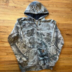 Carhartt Realtree Camo Zip Hoodie - Gray Tan